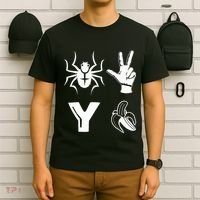 Spider 2 Y Banana Funny Football Lover Player T-Shirt thumb 6