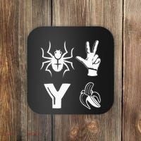Spider 2 Y Banana Funny Football Lover Player Coaster thumb 0