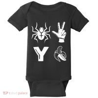 Spider 2 Y Banana Funny Football Lover Player Baby Bodysuit thumb 0