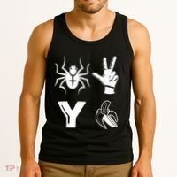 Spider 2 Y Banana Funny Football Lover Player Tank Top thumb 3