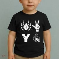 Spider 2 Y Banana Funny Football Lover Player Toddler T-Shirt thumb 2
