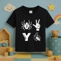 Spider 2 Y Banana Funny Football Lover Player Toddler T-Shirt thumb 3