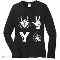 Spider 2 Y Banana Funny Football Lover Player Women's Long Sleeve Shirt thumb 0