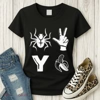 Spider 2 Y Banana Funny Football Lover Player Women's T-Shirt thumb 3