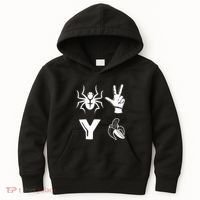 Spider 2 Y Banana Funny Football Lover Player Kids Hoodie thumb 0
