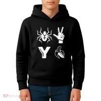 Spider 2 Y Banana Funny Football Lover Player Kids Hoodie thumb 4