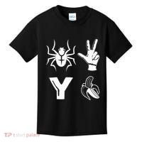 Spider 2 Y Banana Funny Football Lover Player Kids T-Shirt thumb 0