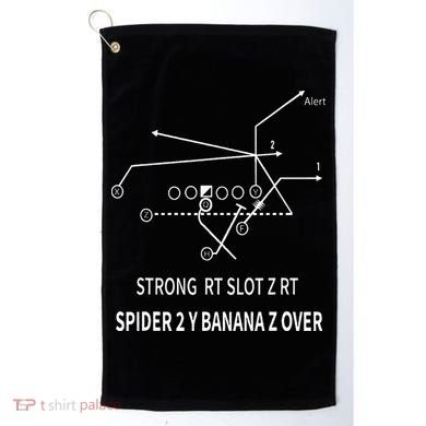 Spider 2 Y Banana Golf Towel