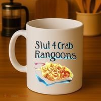 Slut 4 Crab Rangoons Coffee Mug thumb 4