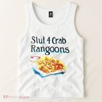Slut 4 Crab Rangoons Tank Top thumb 2