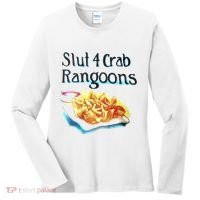 Slut 4 Crab Rangoons Women's Long Sleeve Shirt thumb 0