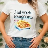 Slut 4 Crab Rangoons Women's T-Shirt thumb 2