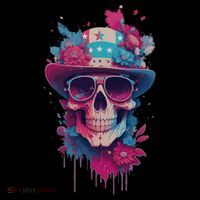 Skull 4th Of July Uncle Sam Skull American Flag Patriotic Meaningful Gift Coffee Mug thumb 5