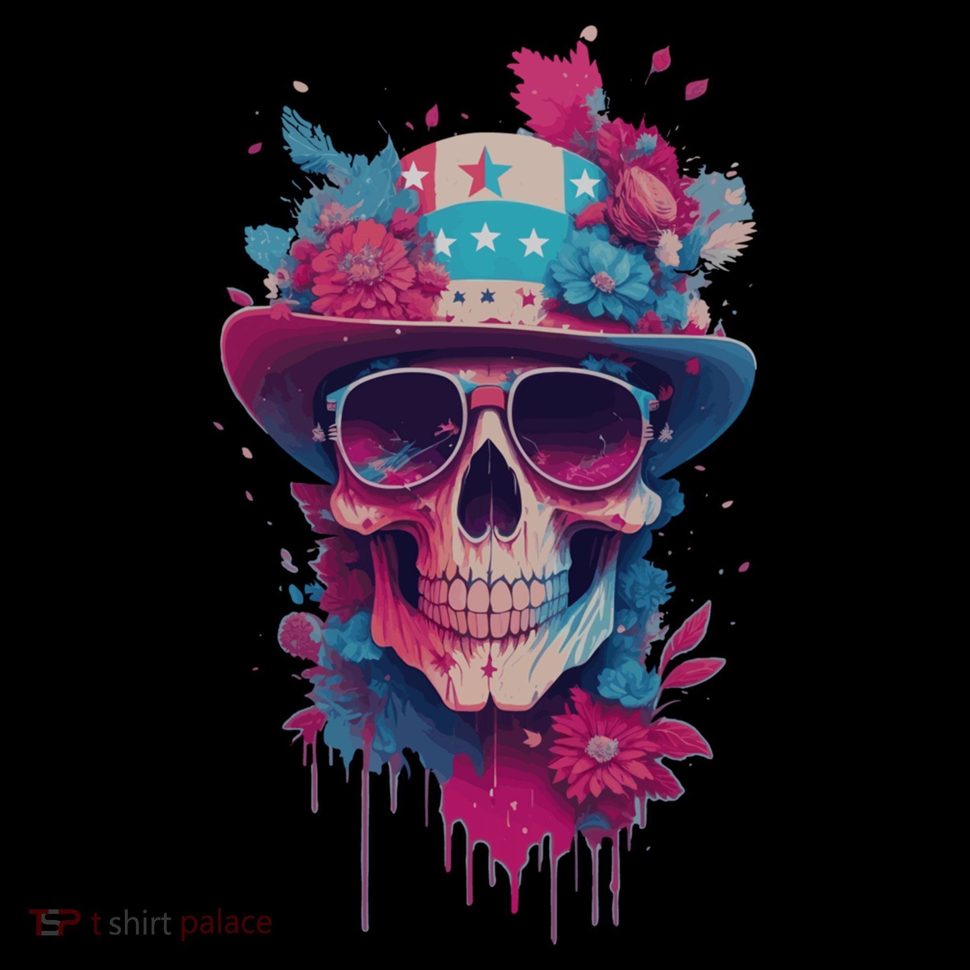 Skull 4th Of July Uncle Sam Skull American Flag Patriotic Meaningful Gift Coffee Mug