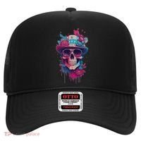 Skull 4th Of July Uncle Sam Skull American Flag Patriotic Meaningful Gift Hat thumb 0