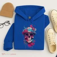 Skull 4th Of July Uncle Sam Skull American Flag Patriotic Meaningful Gift Hoodie thumb 4