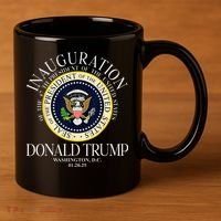 Seal 47th President Inauguration Day Donald Trump 2025 11oz C Handle Ceramic Mug thumb 3