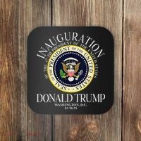 Seal 47th President Inauguration Day Donald Trump 2025 Coaster thumb 0
