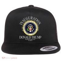 Seal 47th President Inauguration Day Donald Trump 2025 Flat Bill Trucker Hat thumb 0