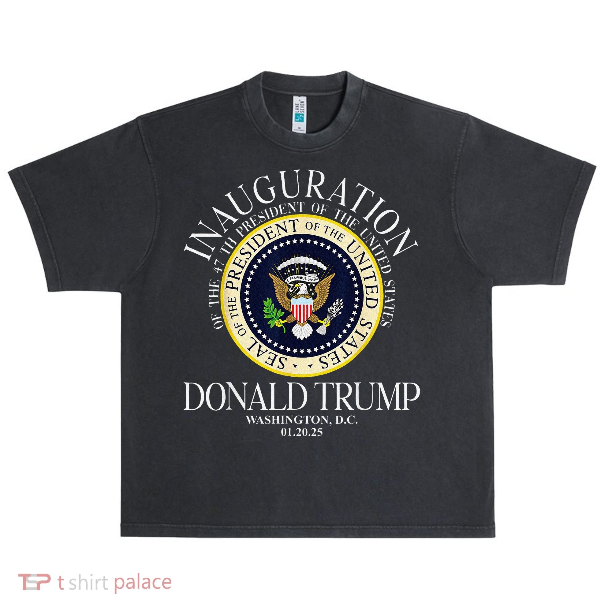 Seal 47th President Inauguration Day Donald Trump 2025 Urban Oversized Heavyweight T-Shirt