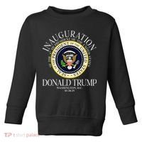 Seal 47th President Inauguration Day Donald Trump 2025 Toddler Sweatshirt thumb 0
