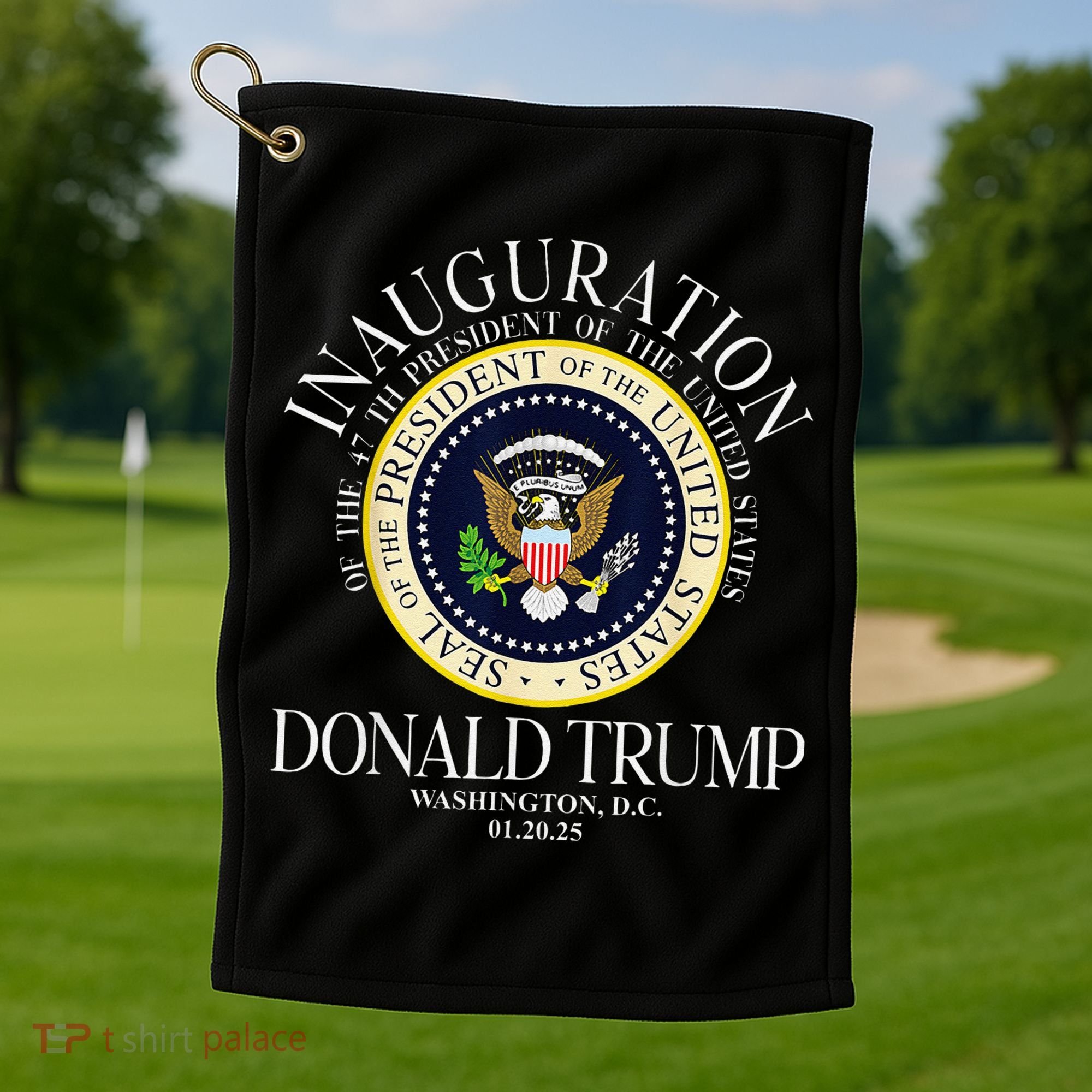Seal 47th President Inauguration Day Donald Trump 2025 Golf Towel
