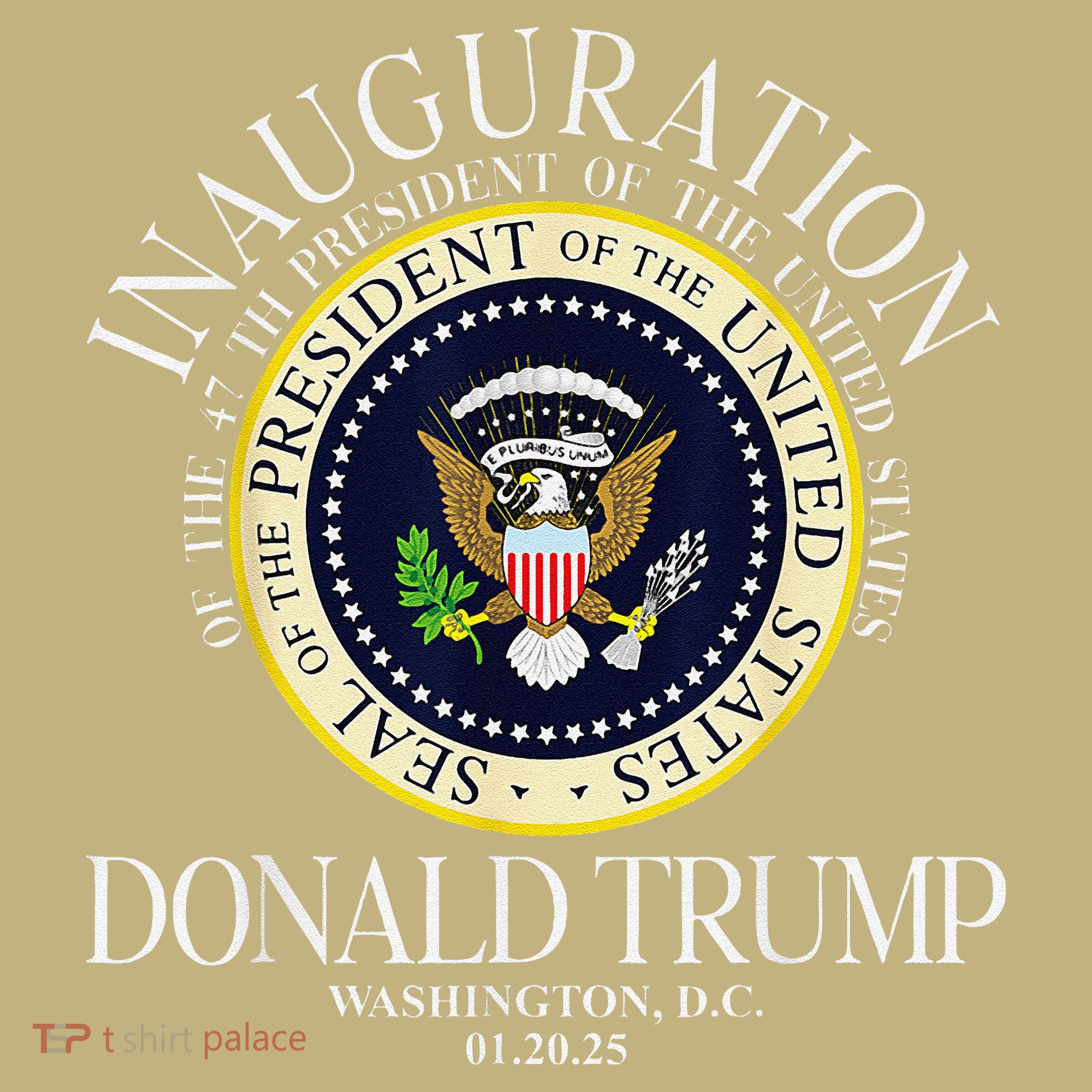 Seal 47th President Inauguration Day Donald Trump 2025 Tall Long Sleeve Shirt