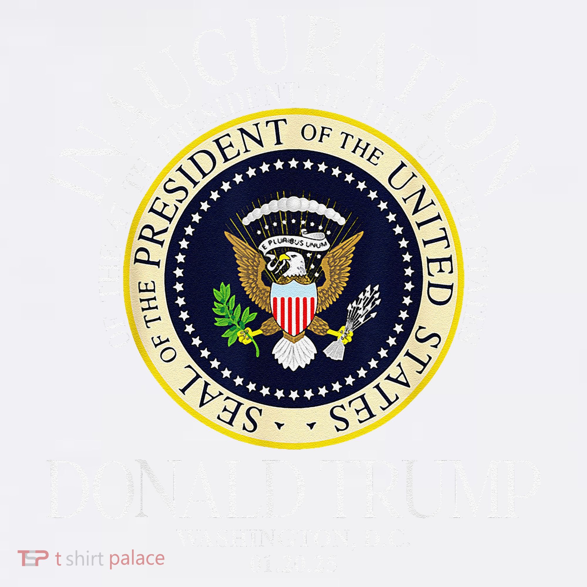 Seal 47th President Inauguration Day Donald Trump 2025 Garment-Dyed Sweatshirt