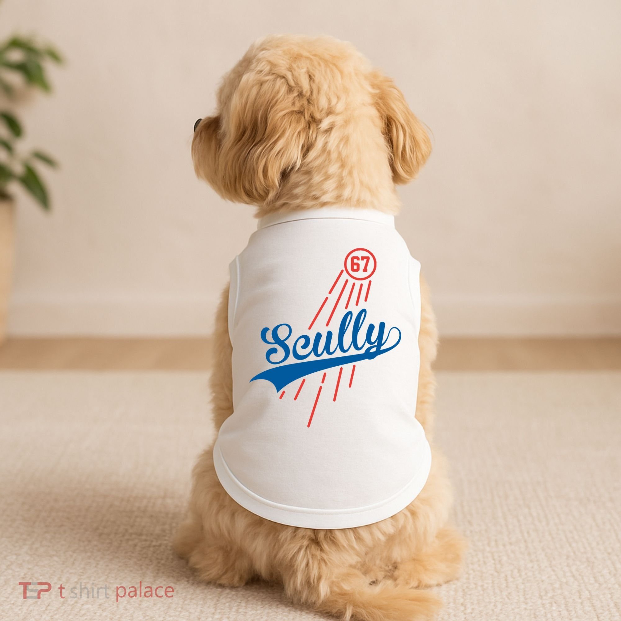 Scully 67 Baseball Doggie Tank
