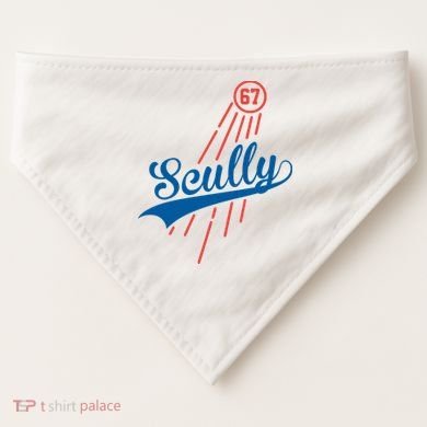 Scully 67 Baseball USA-Made Doggie Bandana