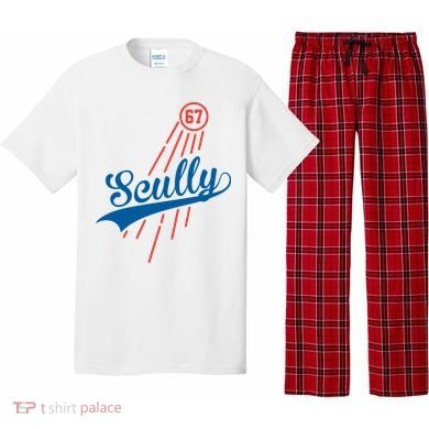 Scully 67 Baseball Pajama Set
