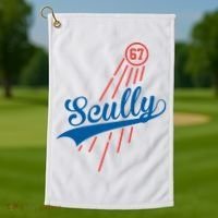 Scully 67 Baseball Golf Towel thumb 1
