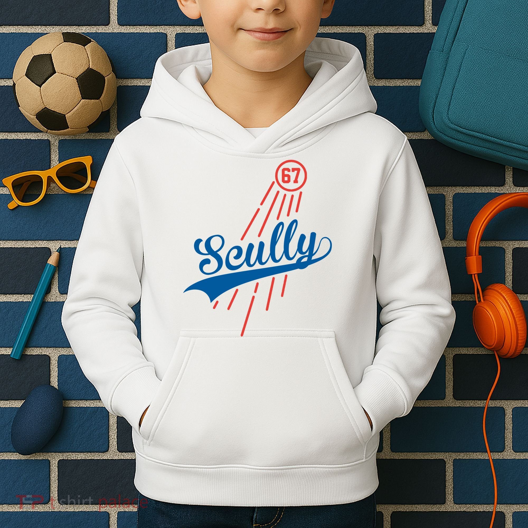 Scully 67 Baseball Kids Hoodie