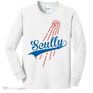 Scully 67 Baseball Kids Long Sleeve Shirt