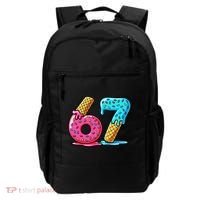 Sweet 67 Dessert Themed Ice Cream Drip 6-7 Meme Backpack thumb 0