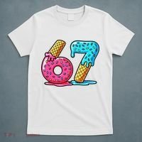 Sweet 67 Dessert Themed Ice Cream Drip 6-7 Meme T-Shirt thumb 5