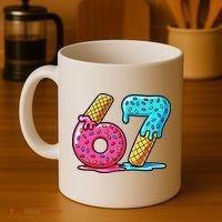 Sweet 67 Dessert Themed Ice Cream Drip 6-7 Meme Coffee Mug thumb 4