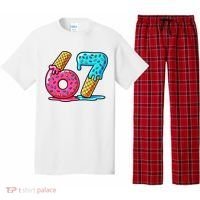Sweet 67 Dessert Themed Ice Cream Drip 6-7 Meme Pajama Set thumb 0