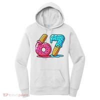 Sweet 67 Dessert Themed Ice Cream Drip 6-7 Meme Women's Hoodie thumb 0