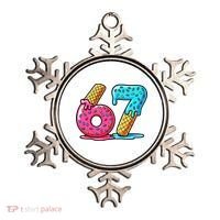 Sweet 67 Dessert Themed Ice Cream Drip 6-7 Meme Ornament thumb 0