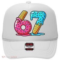 Sweet 67 Dessert Themed Ice Cream Drip 6-7 Meme Hat thumb 0