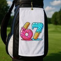 Sweet 67 Dessert Themed Ice Cream Drip 6-7 Meme Golf Towel thumb 2
