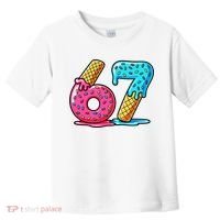 Sweet 67 Dessert Themed Ice Cream Drip 6-7 Meme Toddler T-Shirt thumb 0