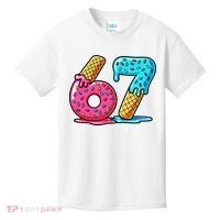 Sweet 67 Dessert Themed Ice Cream Drip 6-7 Meme Kids T-Shirt thumb 0