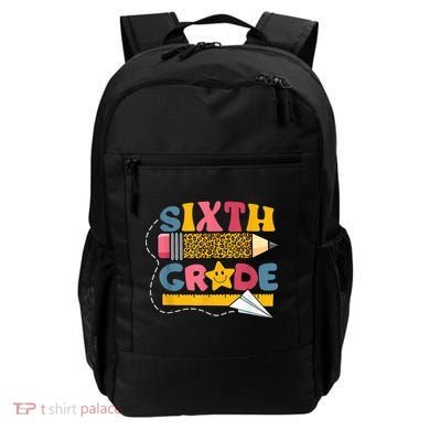 Sixth 6Th Grade Teacher Leopard Back To School Gift Backpack