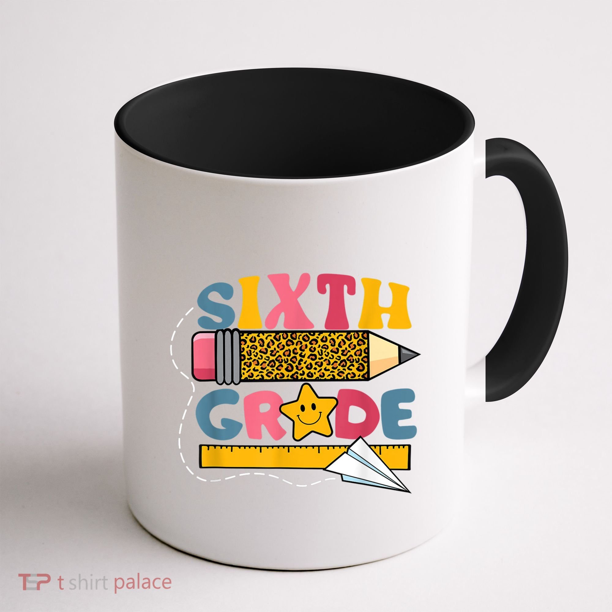 Sixth 6Th Grade Teacher Leopard Back To School Gift Coffee Mug