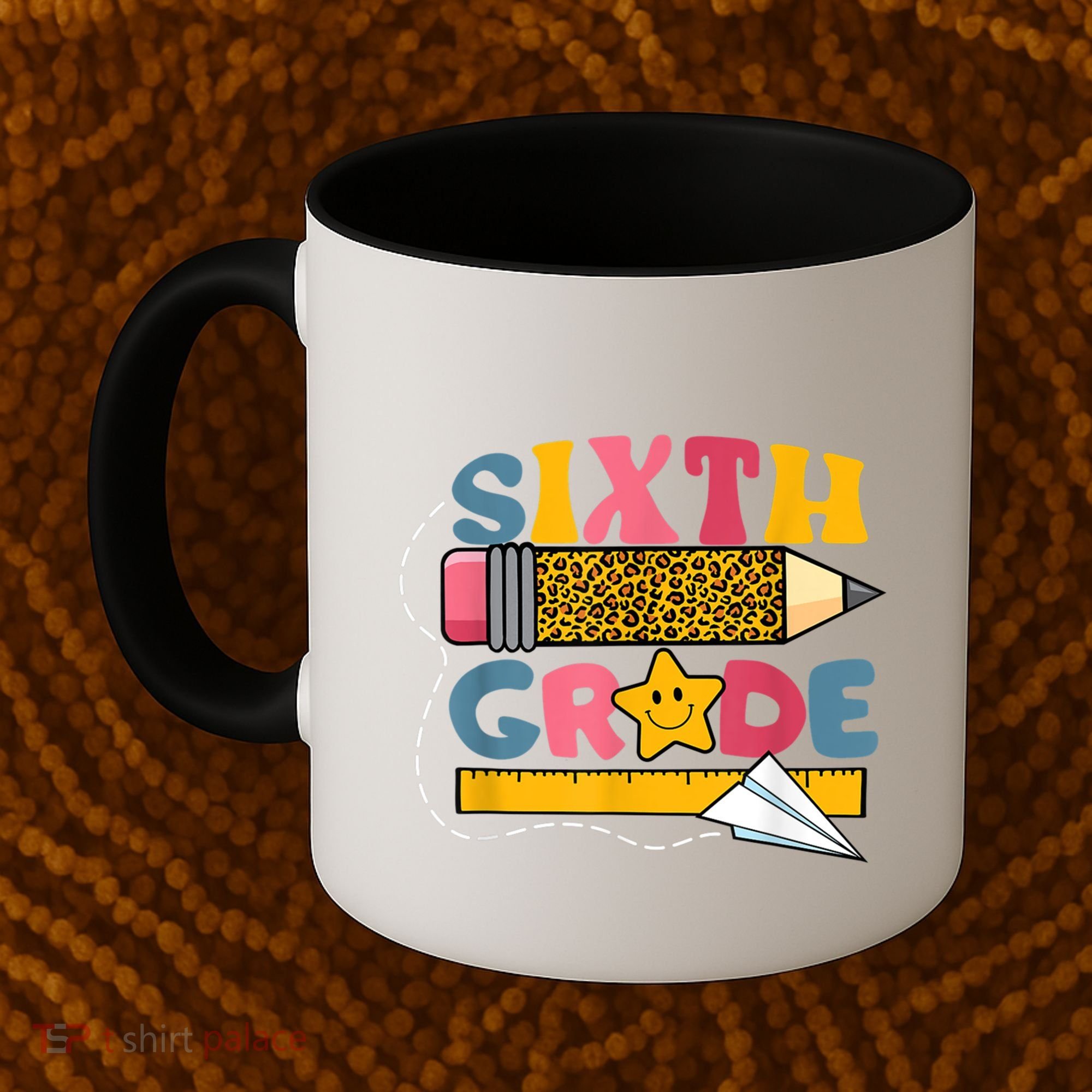 Sixth 6Th Grade Teacher Leopard Back To School Gift Coffee Mug