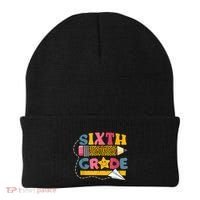 Sixth 6Th Grade Teacher Leopard Back To School Gift Beanie thumb 0