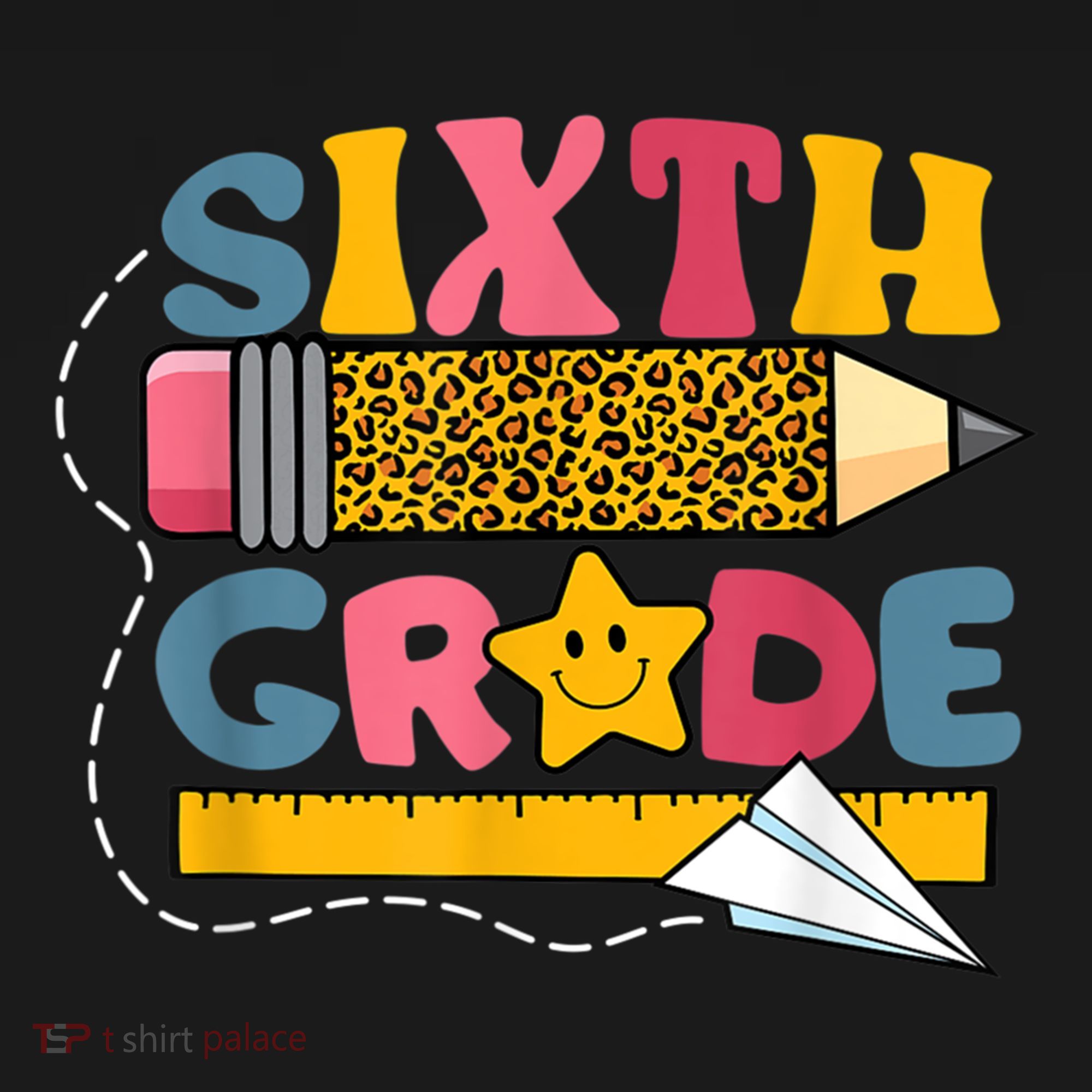 Sixth 6Th Grade Teacher Leopard Back To School Gift Pajama Set