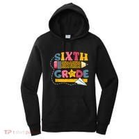 Sixth 6Th Grade Teacher Leopard Back To School Gift Women's Hoodie thumb 0